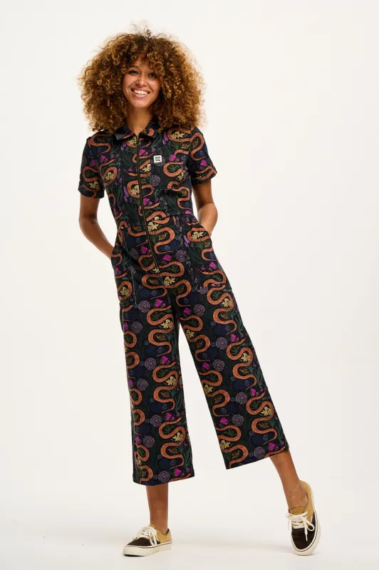 L.E. Ragan - Cotton Jumpsuit in Artist Print by Kelly Louise Judd sold by Lucy & Yak