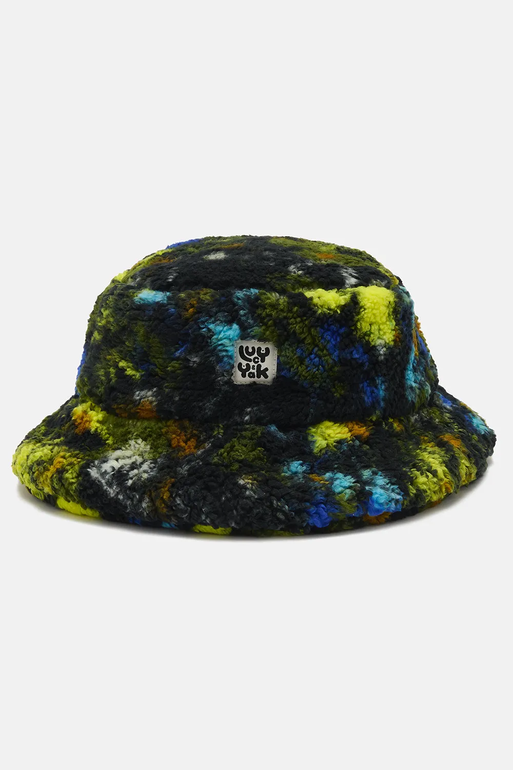 Travis - Borg Fleece Bucket Hat in Malone Floral Print sold by Lucy & Yak