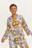 Dreamer - Cotton Pyjamas Set in Breakfast in Bed Print sold by Lucy & Yak