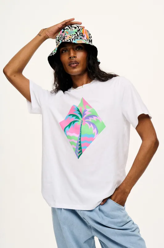 L.E. Denver - Oversized Cotton Tee in Artist Print by Tara Khorzad sold by Lucy & Yak