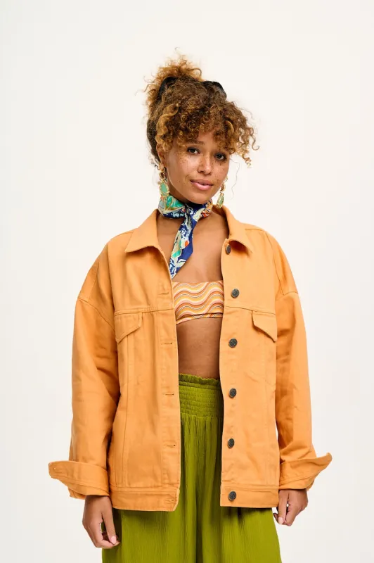 Callaway - Trucker Cotton Jacket in Sunset Orange | Parallel