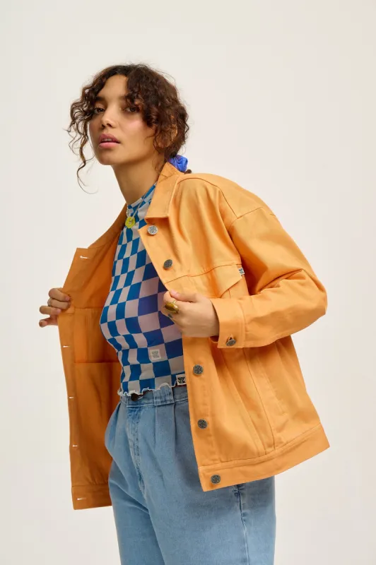 Callaway - Trucker Cotton Jacket in Sunset Orange | Parallel