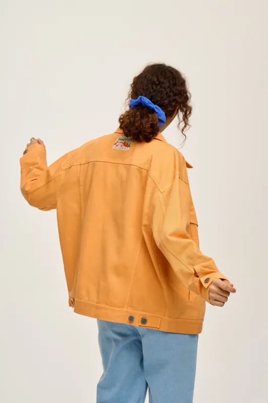 Callaway - Trucker Cotton Jacket in Sunset Orange | Parallel