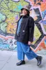 Olly - Corduroy Jacket in Black sold by Lucy & Yak