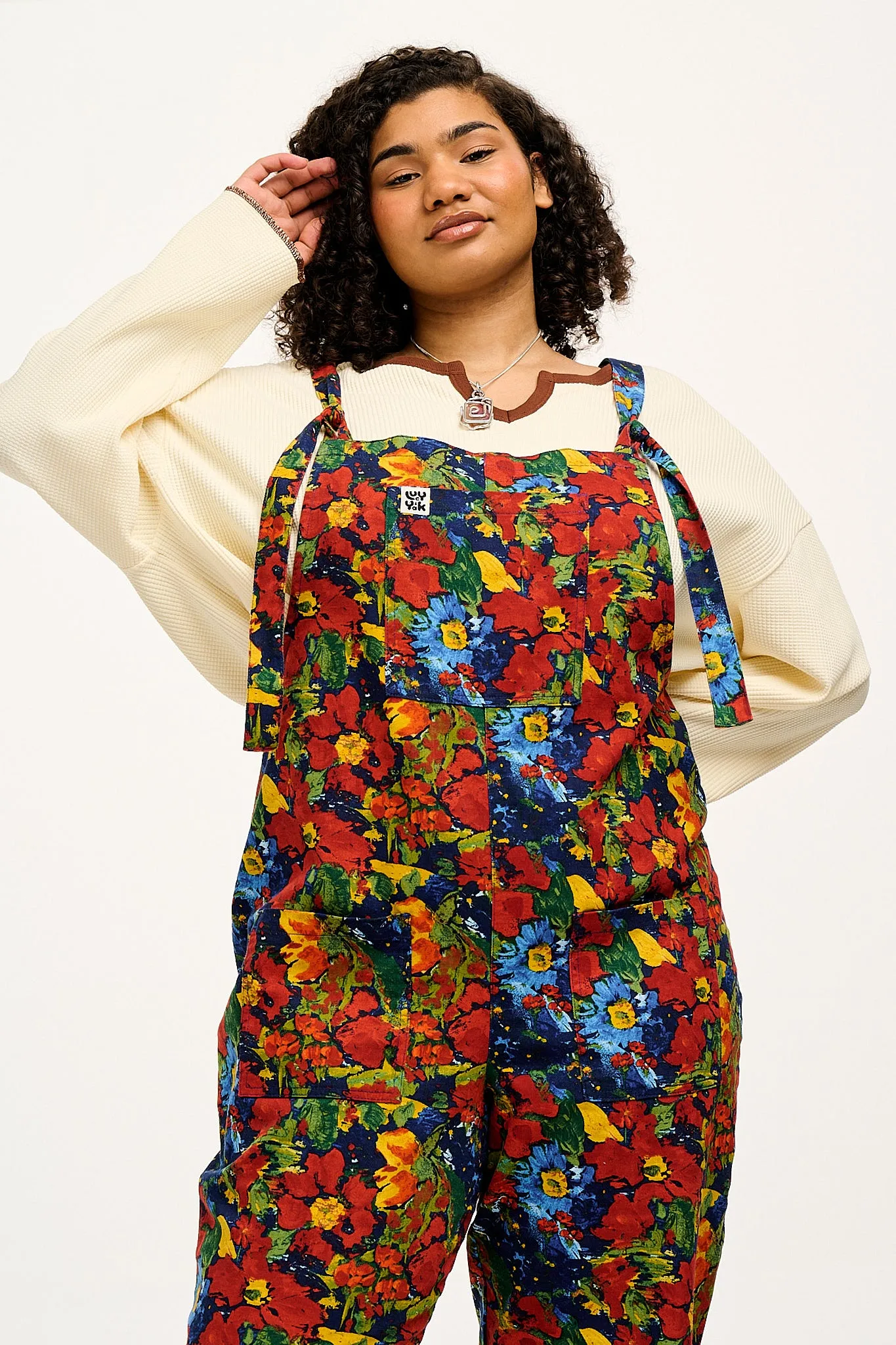 Original - Twill Dungaree in Adelina Print sold by Lucy & Yak product image thumbnail 3