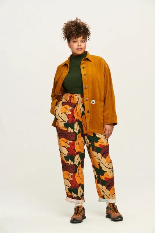 Alexa - Cotton Trousers in Russell Print sold by Lucy & Yak