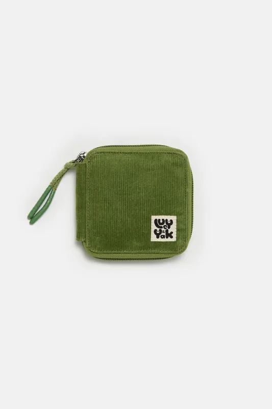 Eve - Corduroy Purse in Willow Green made by Lucy & Yak