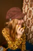 Simone Baker Boy Hat: ORGANIC CORDUROY - Oak Brown sold by Lucy & Yak