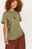 Denver - Cotton Tee in Khaki sold by Lucy & Yak