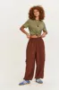 Denver - Cotton Tee in Khaki sold by Lucy & Yak