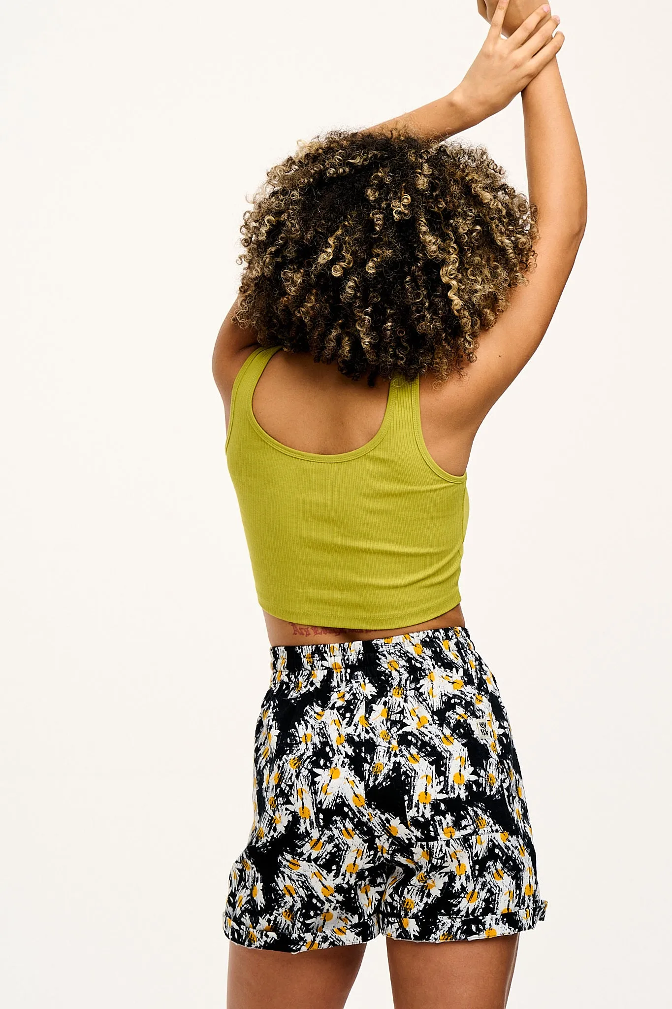 Charlie - Cotton Shorts in Darcy Daisy Print sold by Lucy & Yak product image thumbnail 3