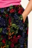 Poppy - Elasticated Waist Skirt in Maria Print sold by Lucy & Yak