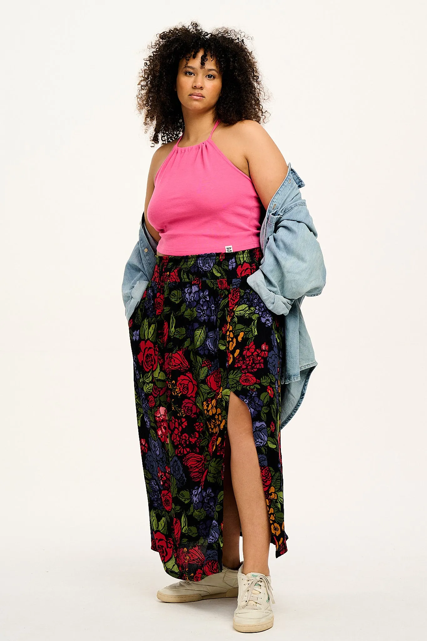 Poppy - Elasticated Waist Skirt in Maria Print sold by Lucy & Yak product image thumbnail 4