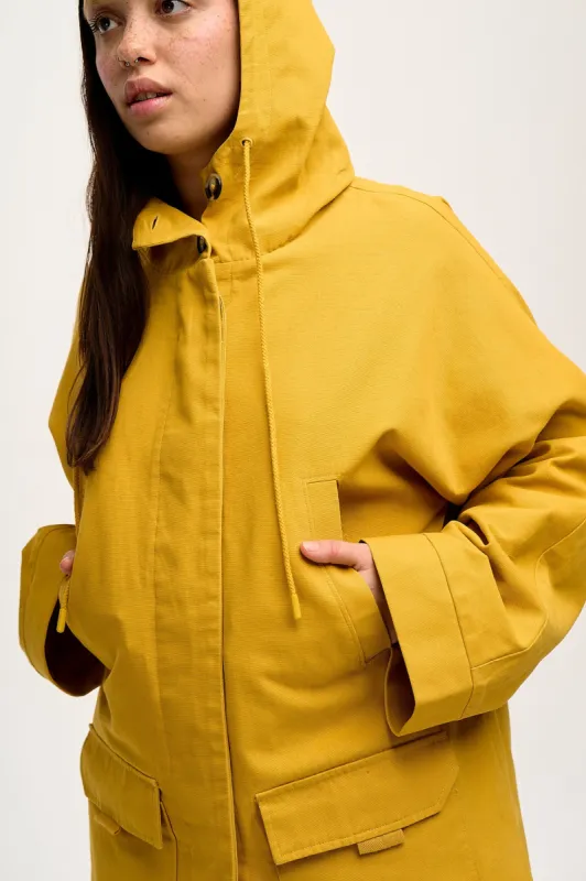 Hudson - Cotton Jacket in Pollen Yellow sold by Lucy & Yak