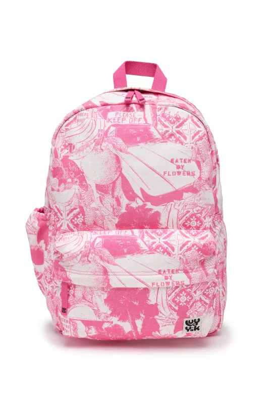 Kellie - Skater Canvas Backpack in California Dream Print sold by Lucy & Yak