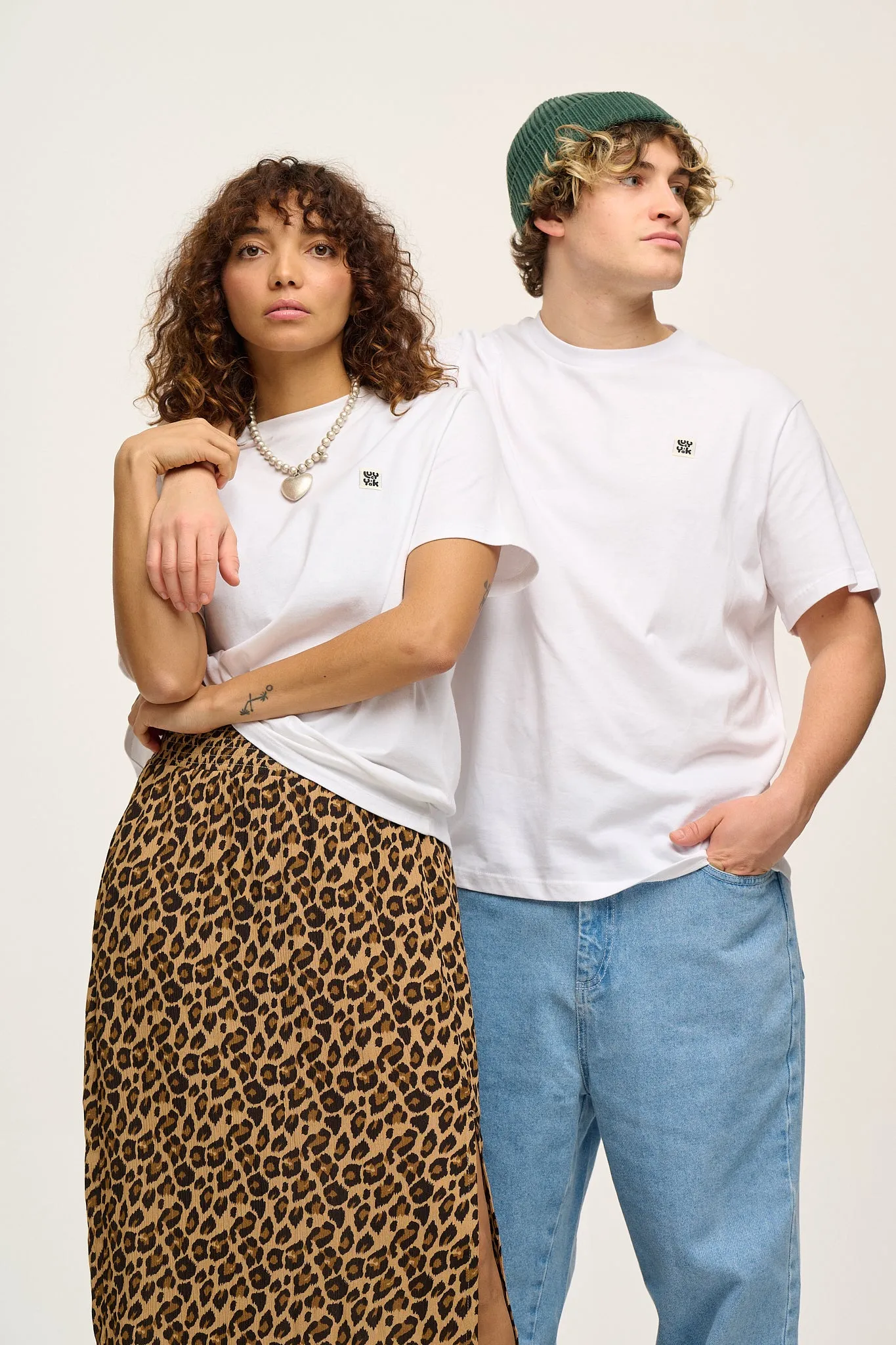 Denver Tee: ORGANIC COTTON - White sold by Lucy & Yak product image thumbnail 2