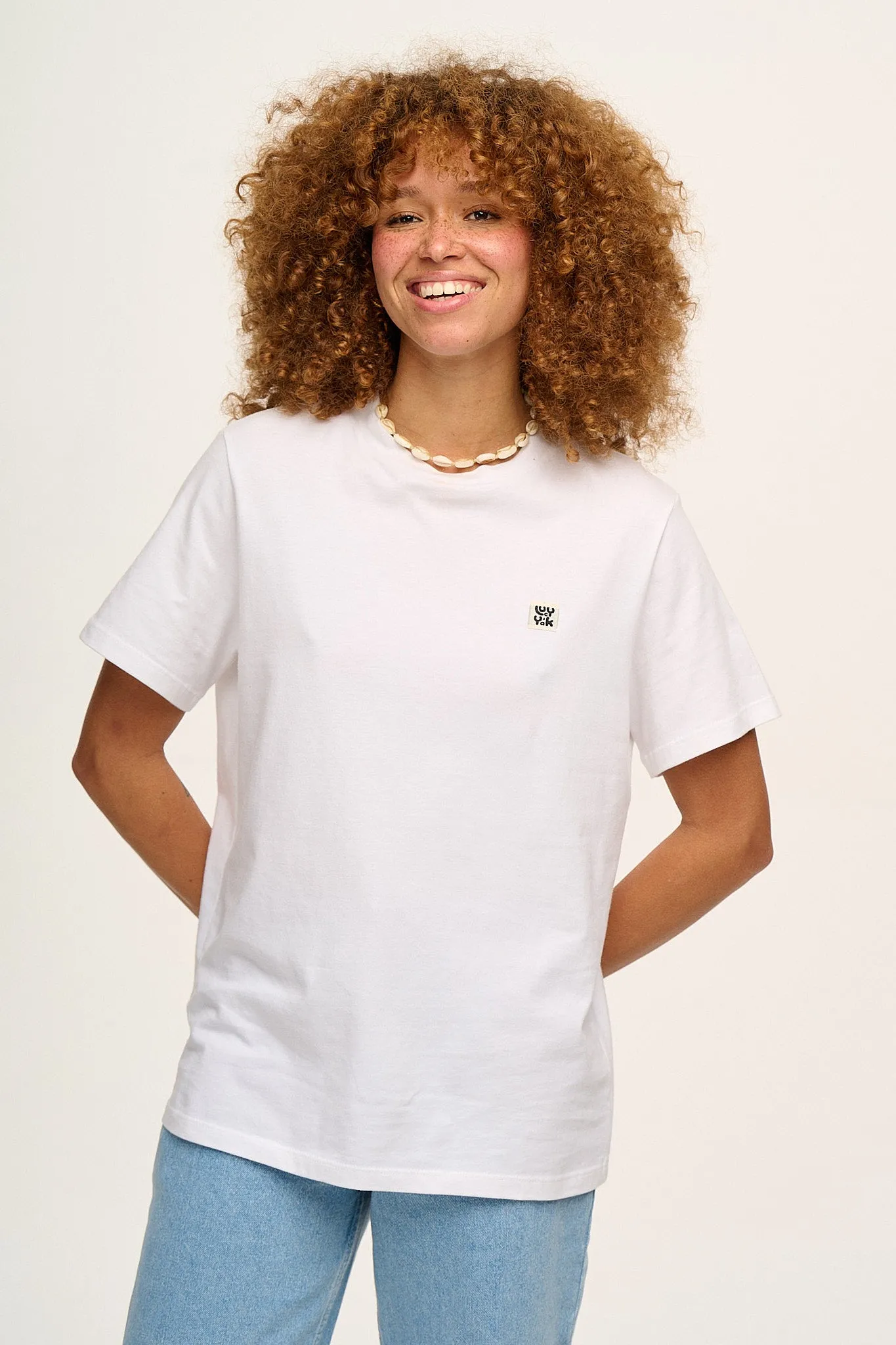 Denver Tee: ORGANIC COTTON - White sold by Lucy & Yak product image thumbnail 3