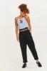 Alexa - Cotton Trousers in Black sold by Lucy & Yak