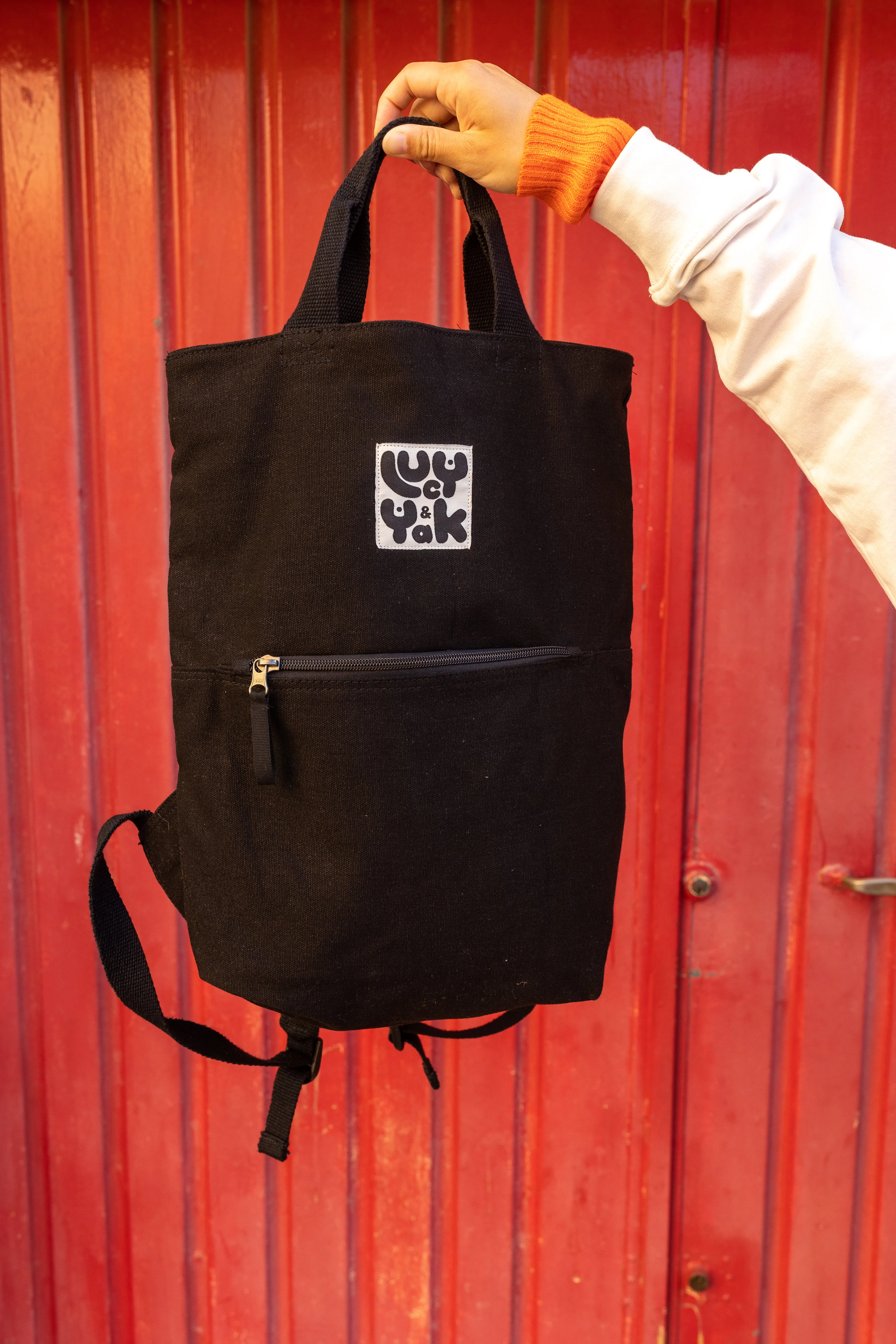 Dylan - Canvas Backpack in Black sold by Lucy & Yak product image thumbnail 2