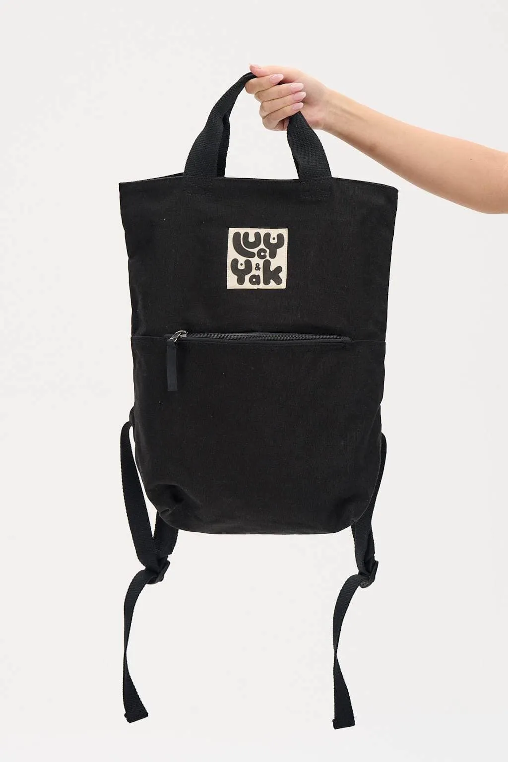 Dylan - Canvas Backpack in Black sold by Lucy & Yak product image thumbnail 5