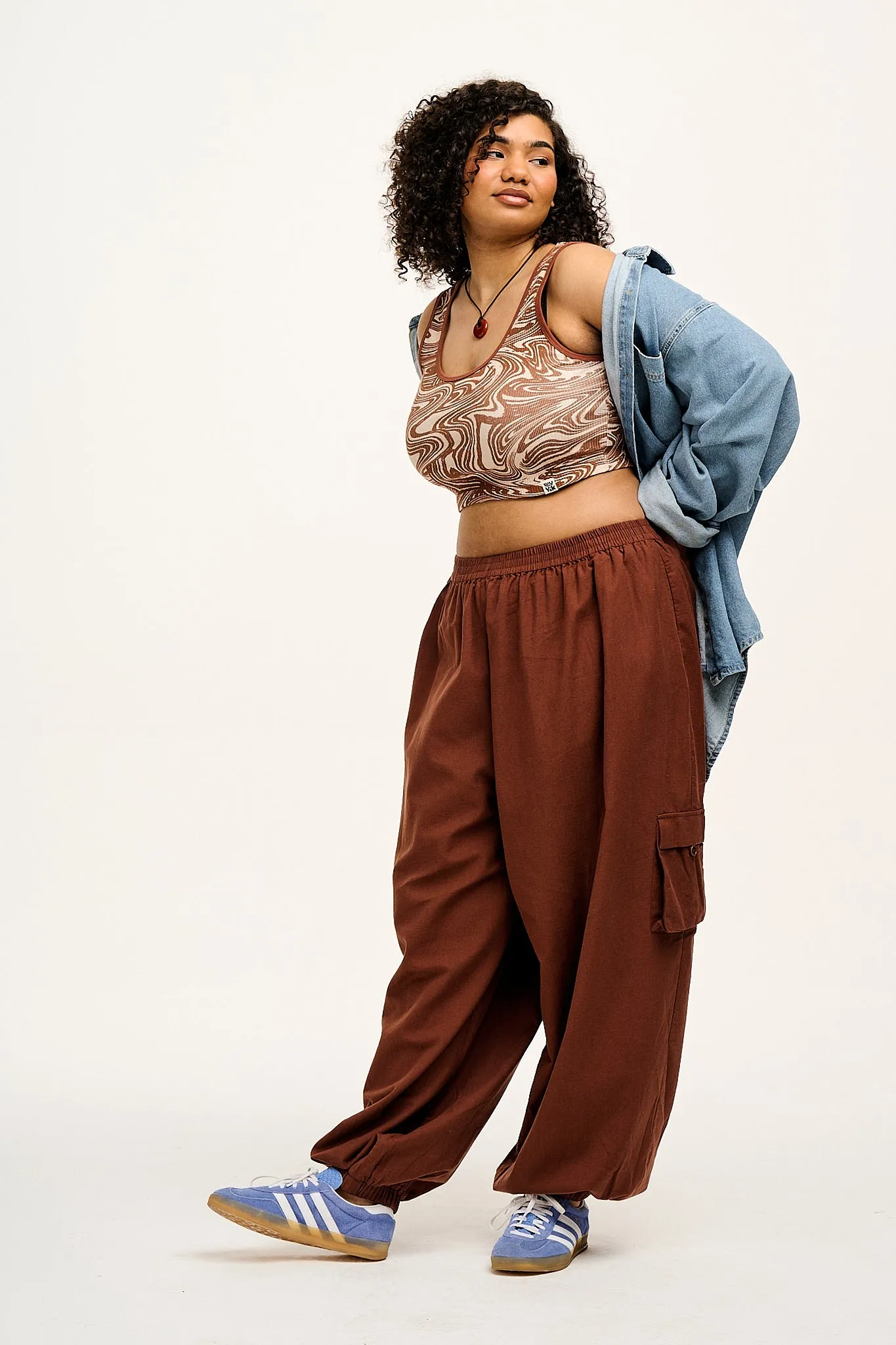 Josy - Vest Top in Rene Print sold by Lucy & Yak product image thumbnail 5