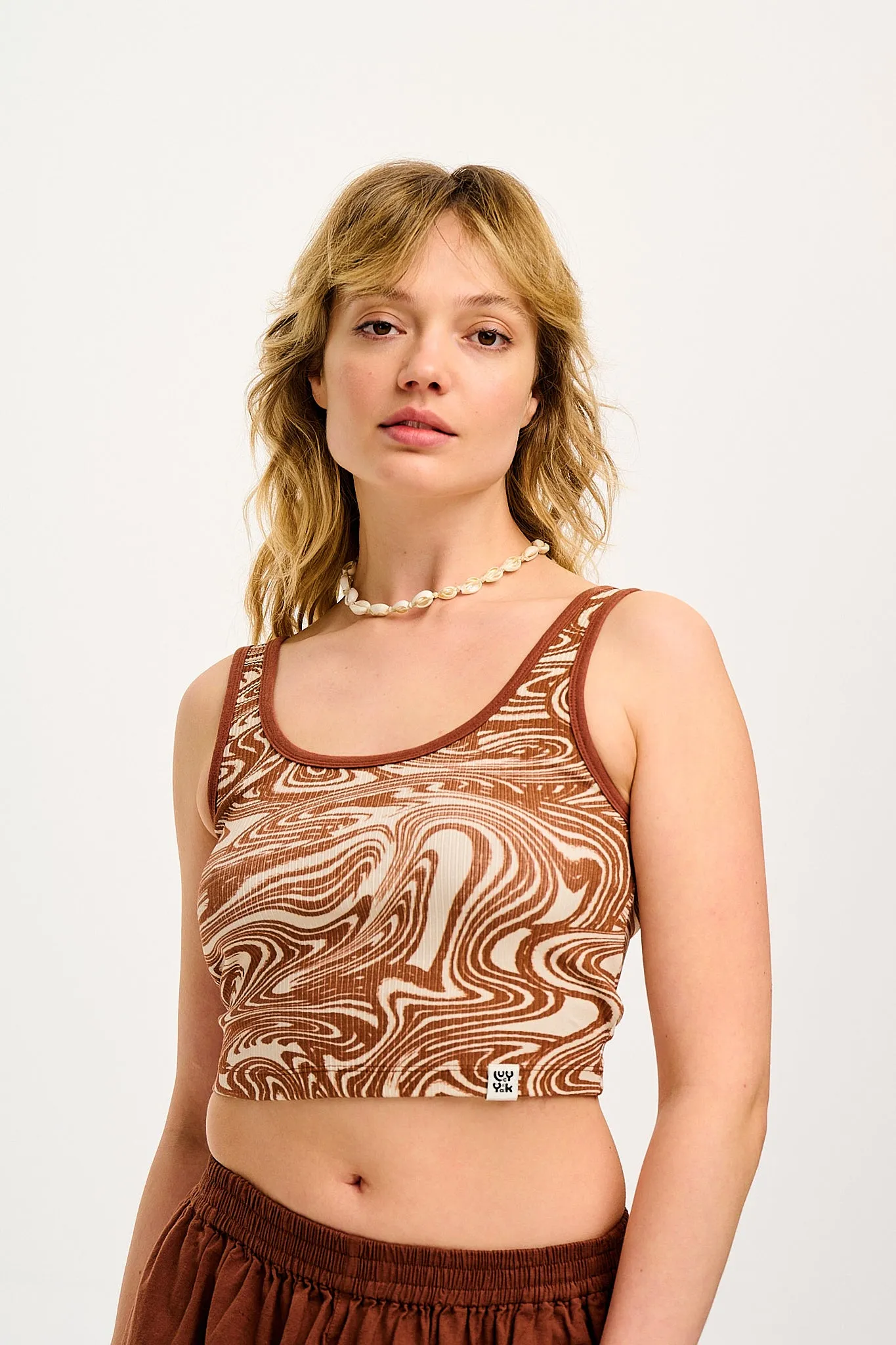 Josy - Vest Top in Rene Print sold by Lucy & Yak