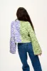 Robyn - V-Neck Cotton Cardigan in Zendaya Print sold by Lucy & Yak