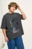 Benny - Oversized Cotton Tee in Malibu Print sold by Lucy & Yak