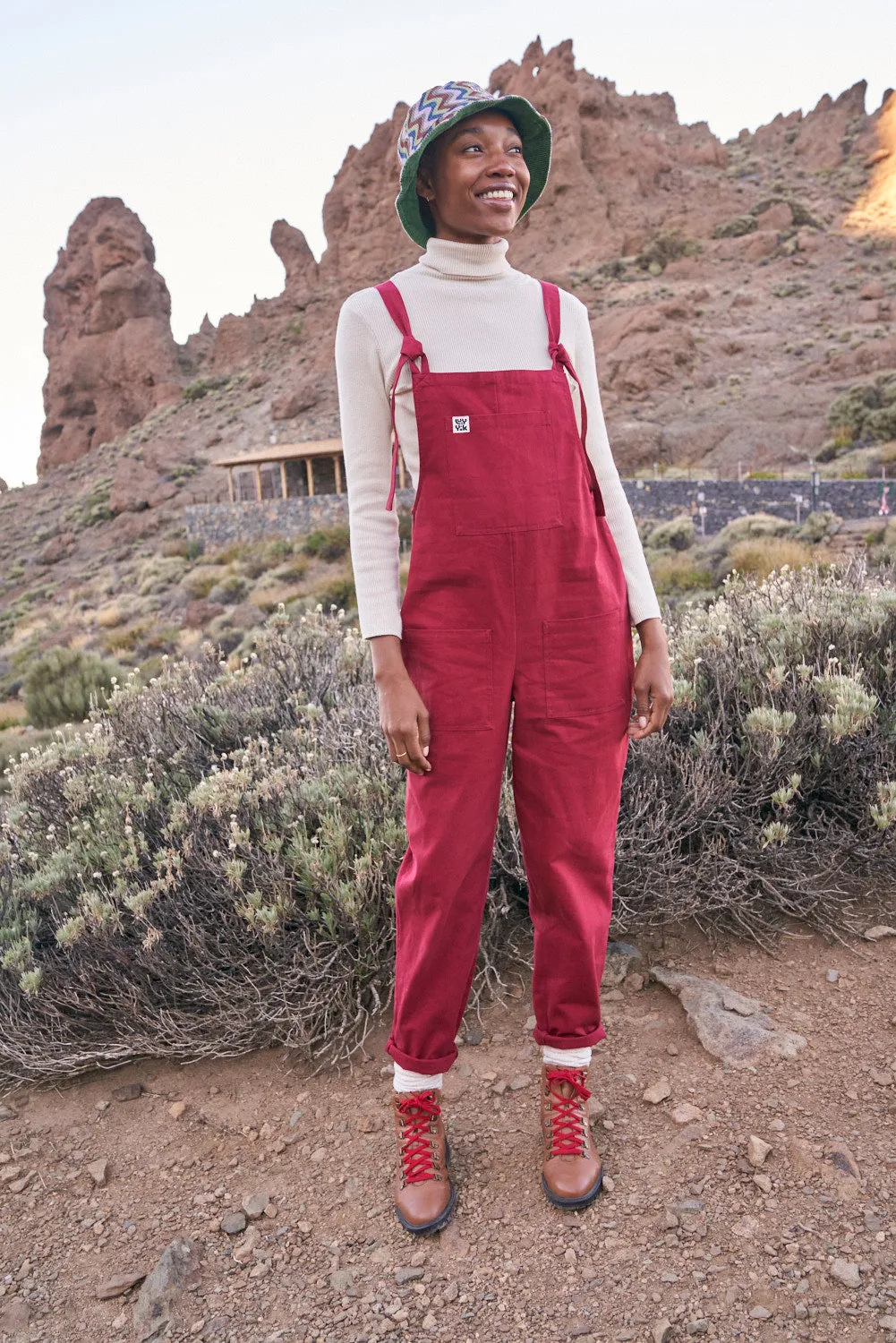 Original Dungaree: ORGANIC COTTON - Maroon sold by Lucy & Yak product image thumbnail 5