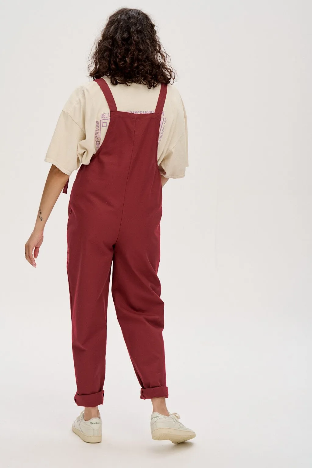 Original Dungaree: ORGANIC COTTON - Maroon sold by Lucy & Yak product image thumbnail 3
