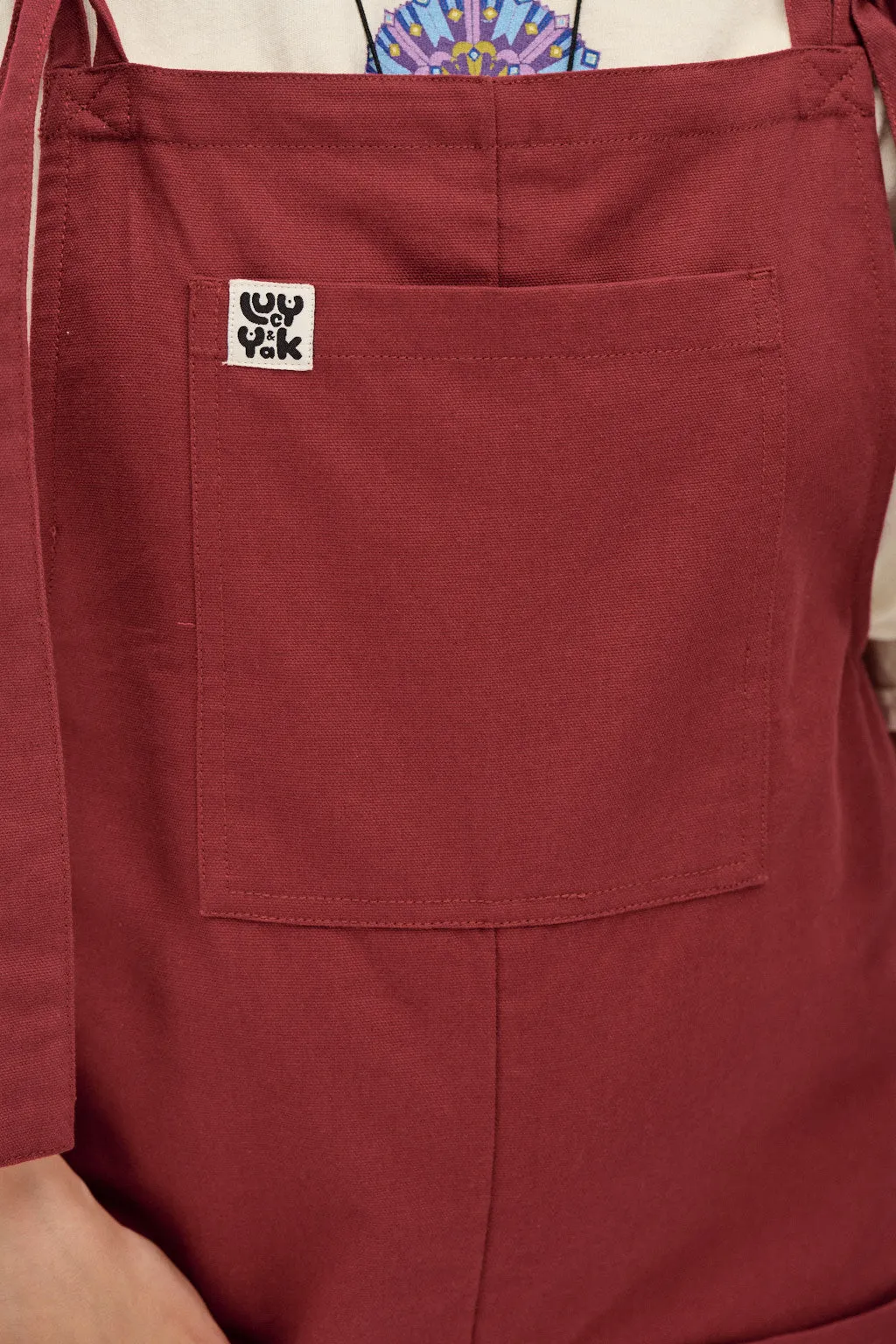 Original Dungaree: ORGANIC COTTON - Maroon sold by Lucy & Yak product image thumbnail 2