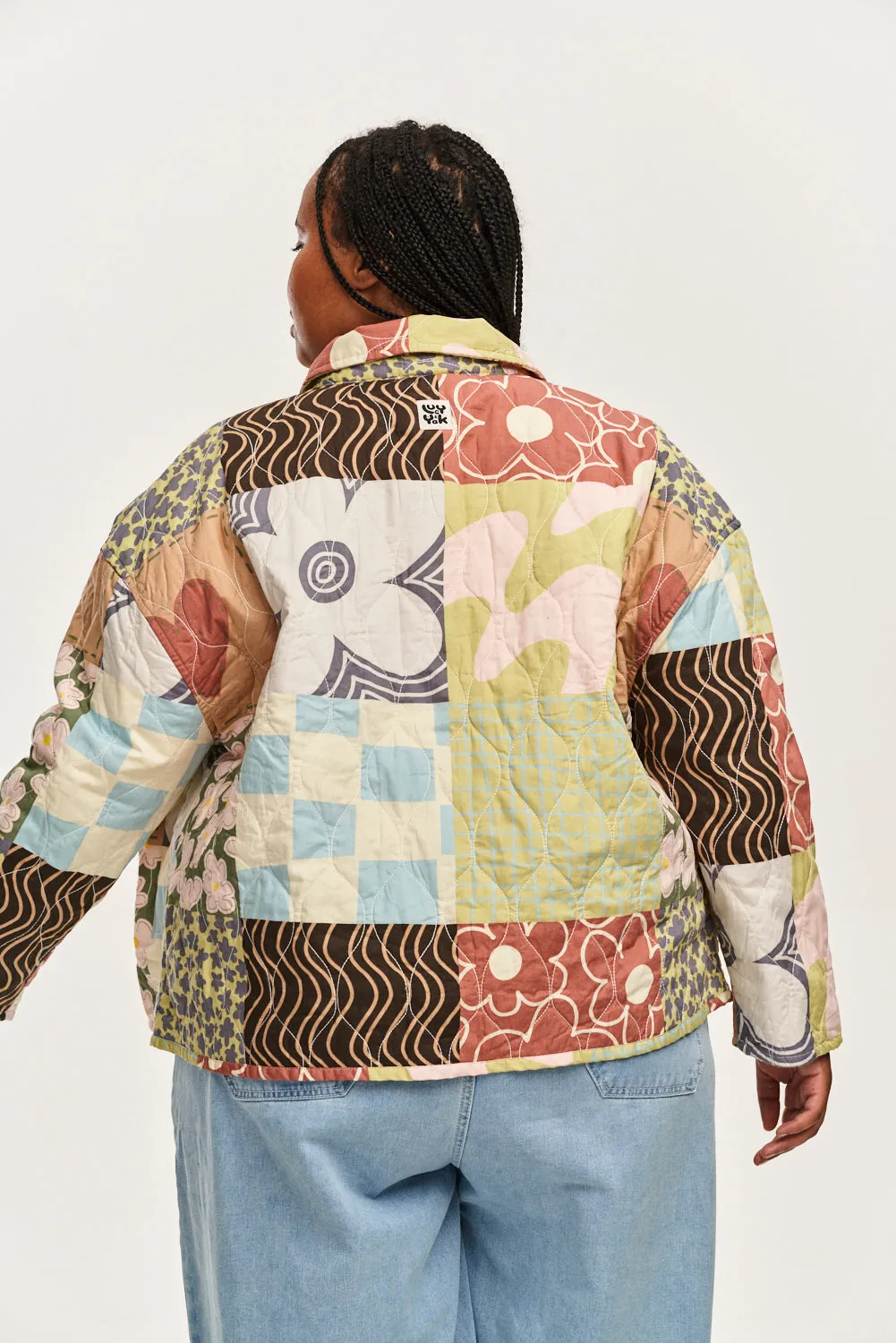 Sylvie - Quilted Cotton Jacket in Lori Print sold by Lucy & Yak product image thumbnail 5