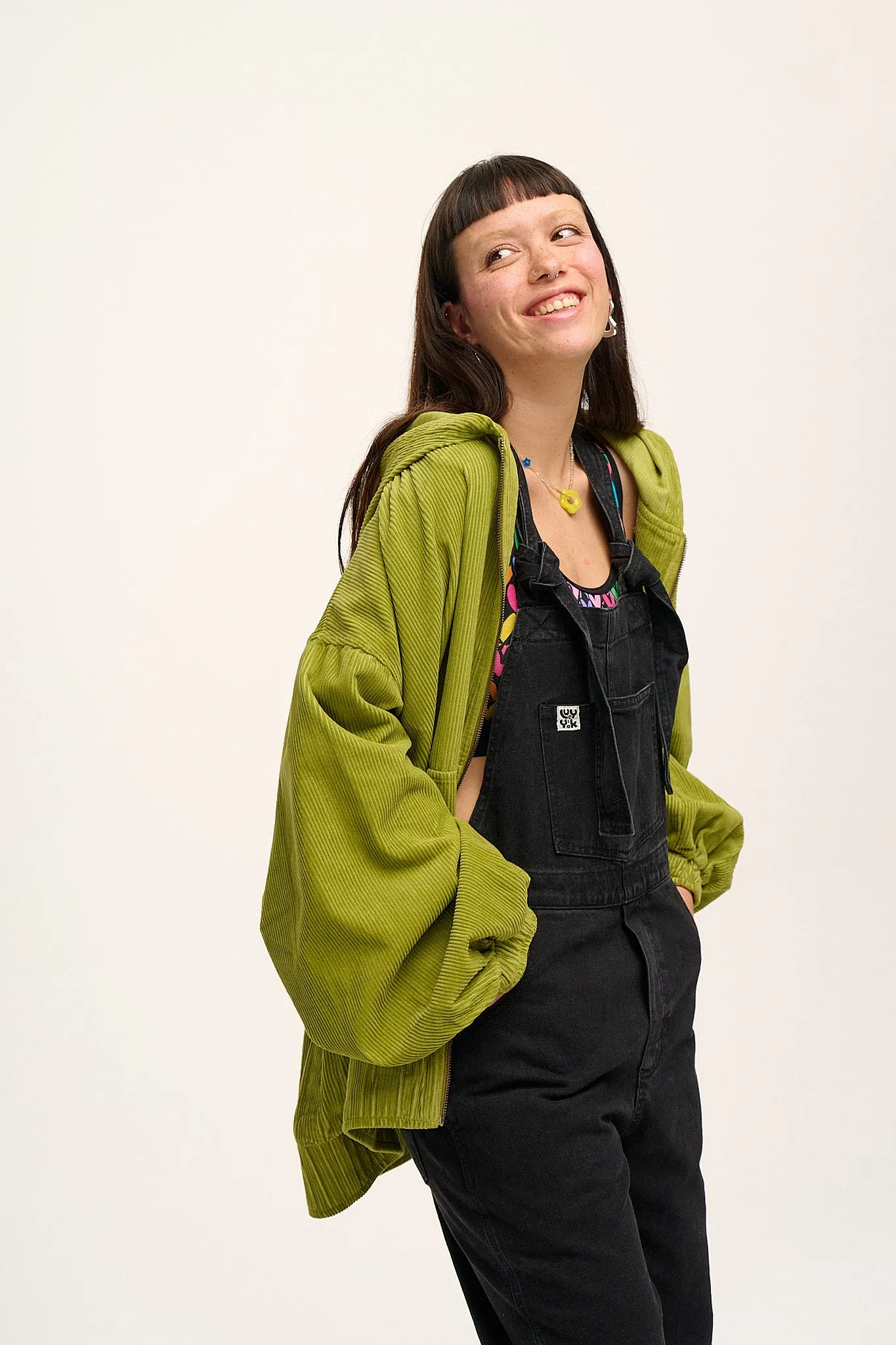 Reuben - Denim Dungarees in Washed Black sold by Lucy & Yak product image thumbnail 5