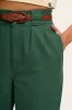 Addison - Cotton Jeans in Posy Green sold by Lucy & Yak