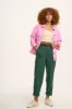 Addison - Cotton Jeans in Posy Green sold by Lucy & Yak