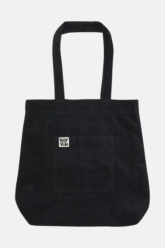 Felix - Corduroy Tote Bag in Black sold by Lucy & Yak