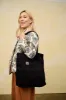 Felix - Corduroy Tote Bag in Black sold by Lucy & Yak