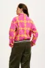 Blake - Cropped Polar Fleece in Wallflower Print sold by Lucy & Yak