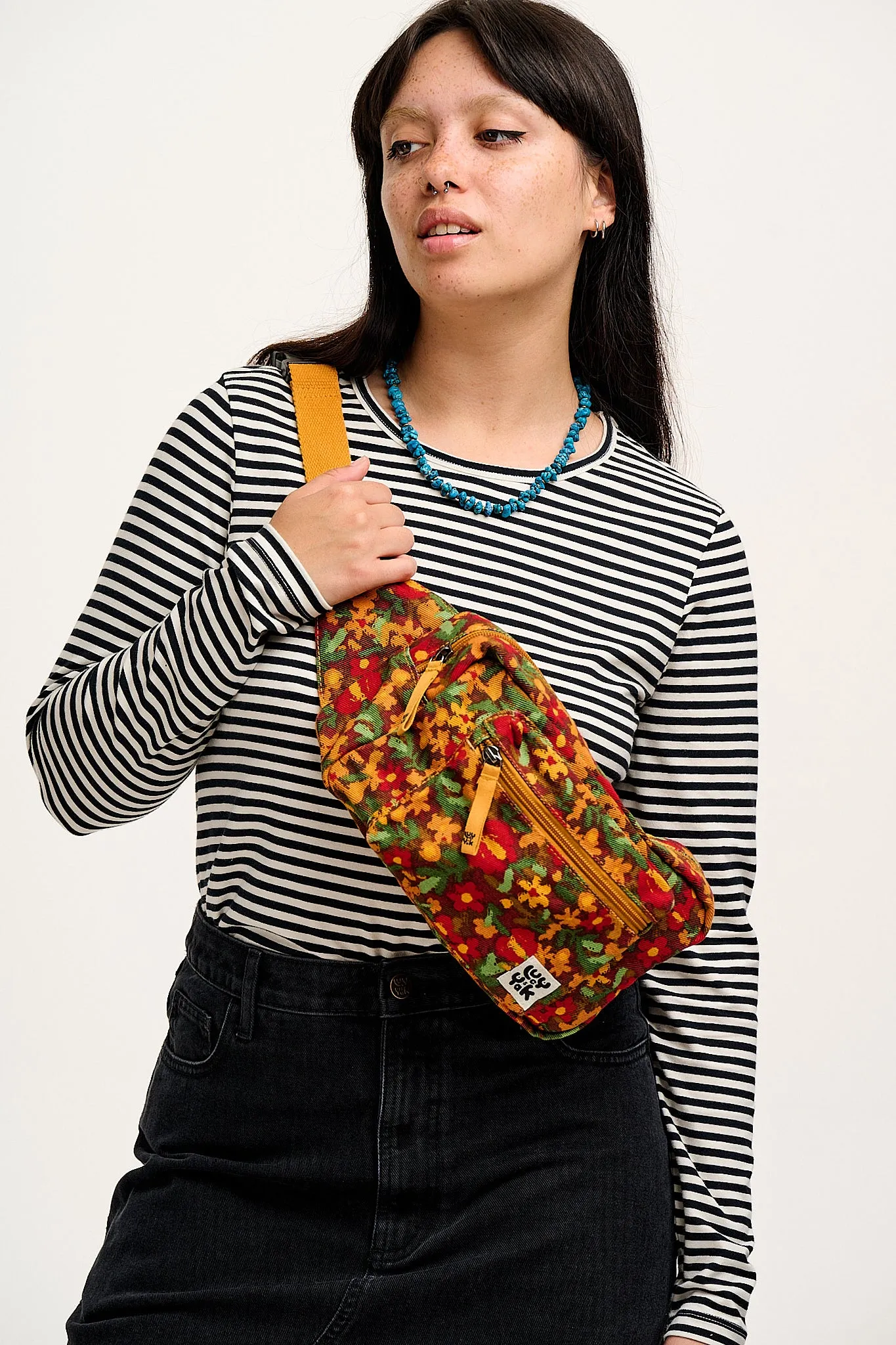 Henley - Canvas Bumbag in Rodeo Floral Print sold by Lucy & Yak