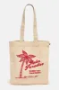 Felix - Cotton Tote Bag with Palm Paradise Print sold by Lucy & Yak
