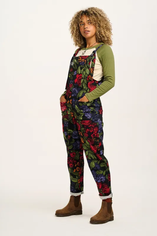 Original - Cotton Dungarees in Maria Print sold by Lucy & Yak
