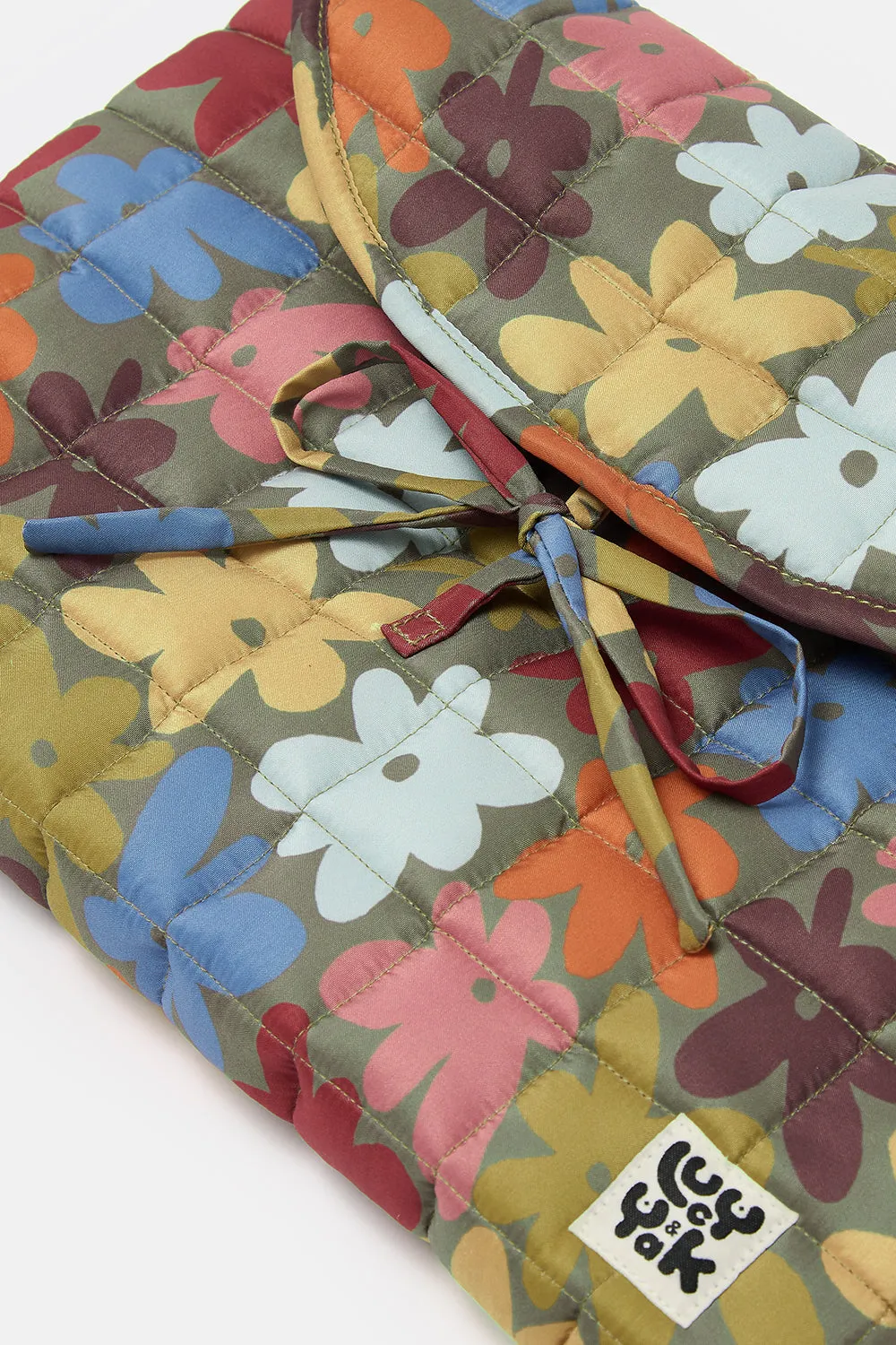 Emelien - 13" Laptop Case in Bubble Floral Print sold by Lucy & Yak product image thumbnail 4