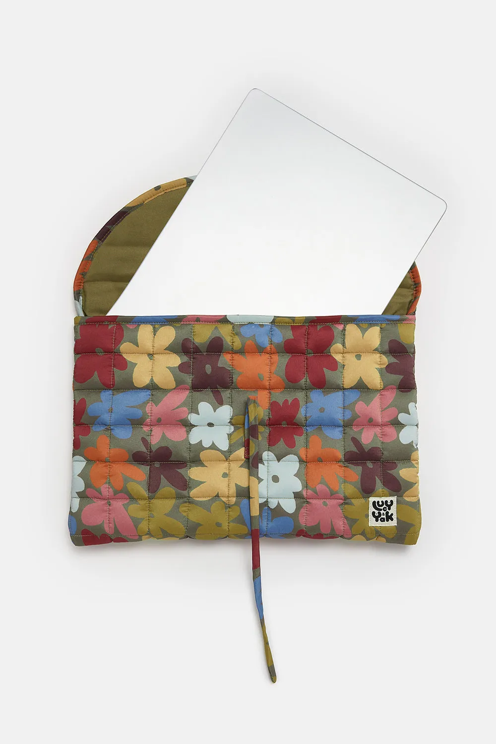 Emelien - 13" Laptop Case in Bubble Floral Print sold by Lucy & Yak