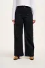 Delores - Wide Leg Denim Jeans Washed Black sold by Lucy & Yak