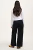 Delores - Wide Leg Denim Jeans Washed Black sold by Lucy & Yak