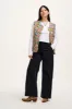 Delores - Wide Leg Denim Jeans Washed Black sold by Lucy & Yak
