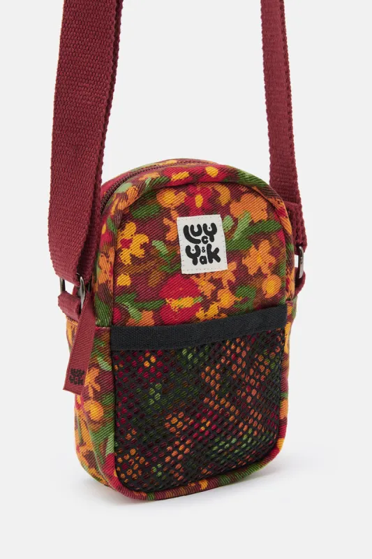 Brady - Crossbody Cotton Twill Bag in Rodeo Floral Print sold by Lucy & Yak