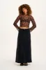 Perrie - Long Sleeve Mesh Top in Leopard Print sold by Lucy & Yak