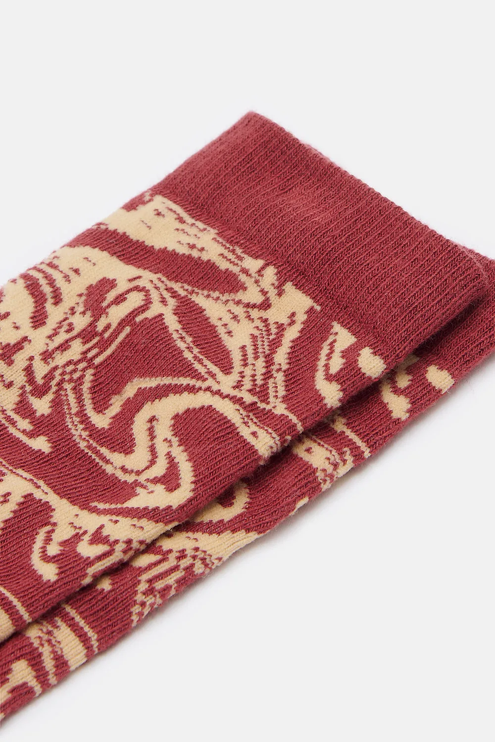 JoJo - Cotton Socks in in Brown & Cream Swirl sold by Lucy & Yak product image thumbnail 2