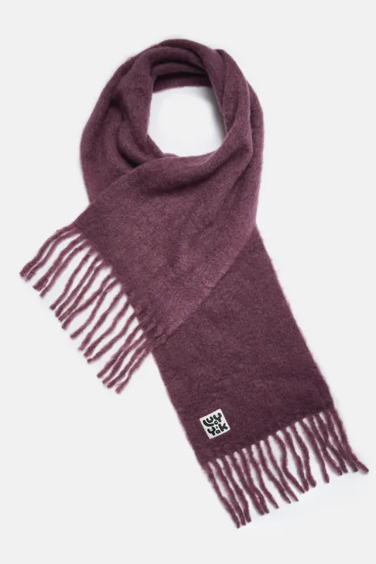 Rowan - Super Soft Scarf in Purple sold by Lucy & Yak